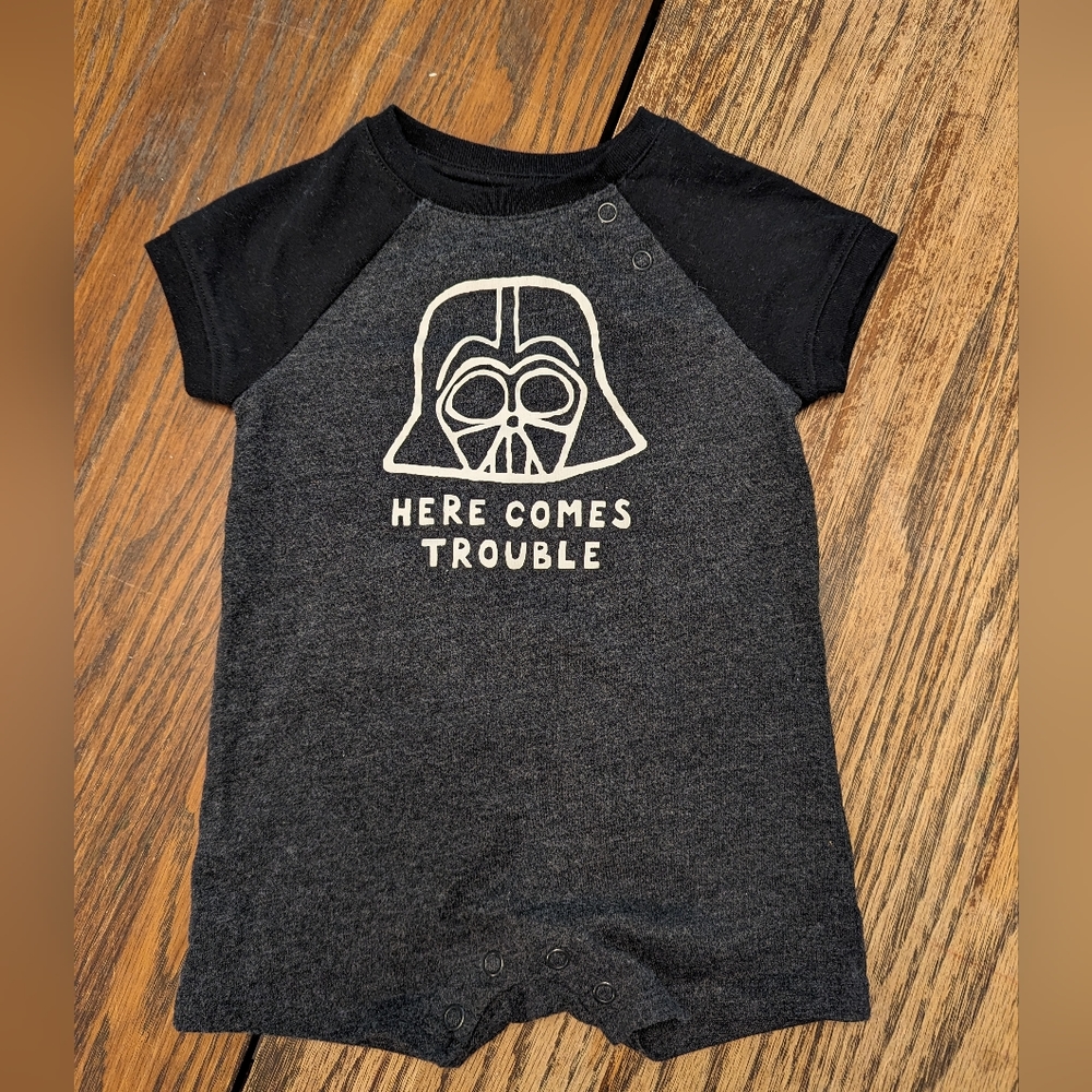 Star Wars Darth Vader Short Romper